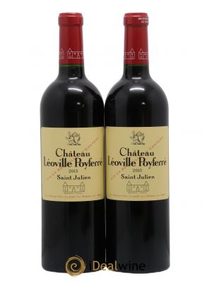 Château Léoville Poyferré 2ème Grand Cru Classé  2013 - Lot de 2 Bouteilles