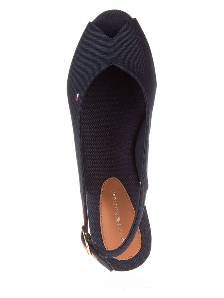 Tommy Hilfiger Shoes Keilsandaletten in Dunkelblau günstig kaufen