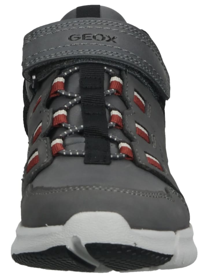 Geox Stiefelette in Grau/Rot günstig kaufen