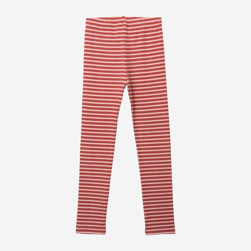 Leggings fille brique rayé rouge Catimini