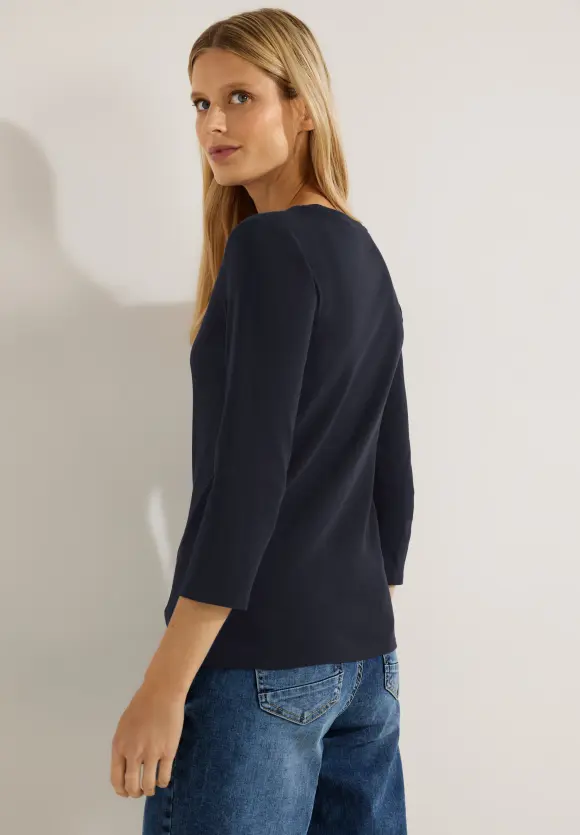 CECIL Basic Shirt mit Rundhals