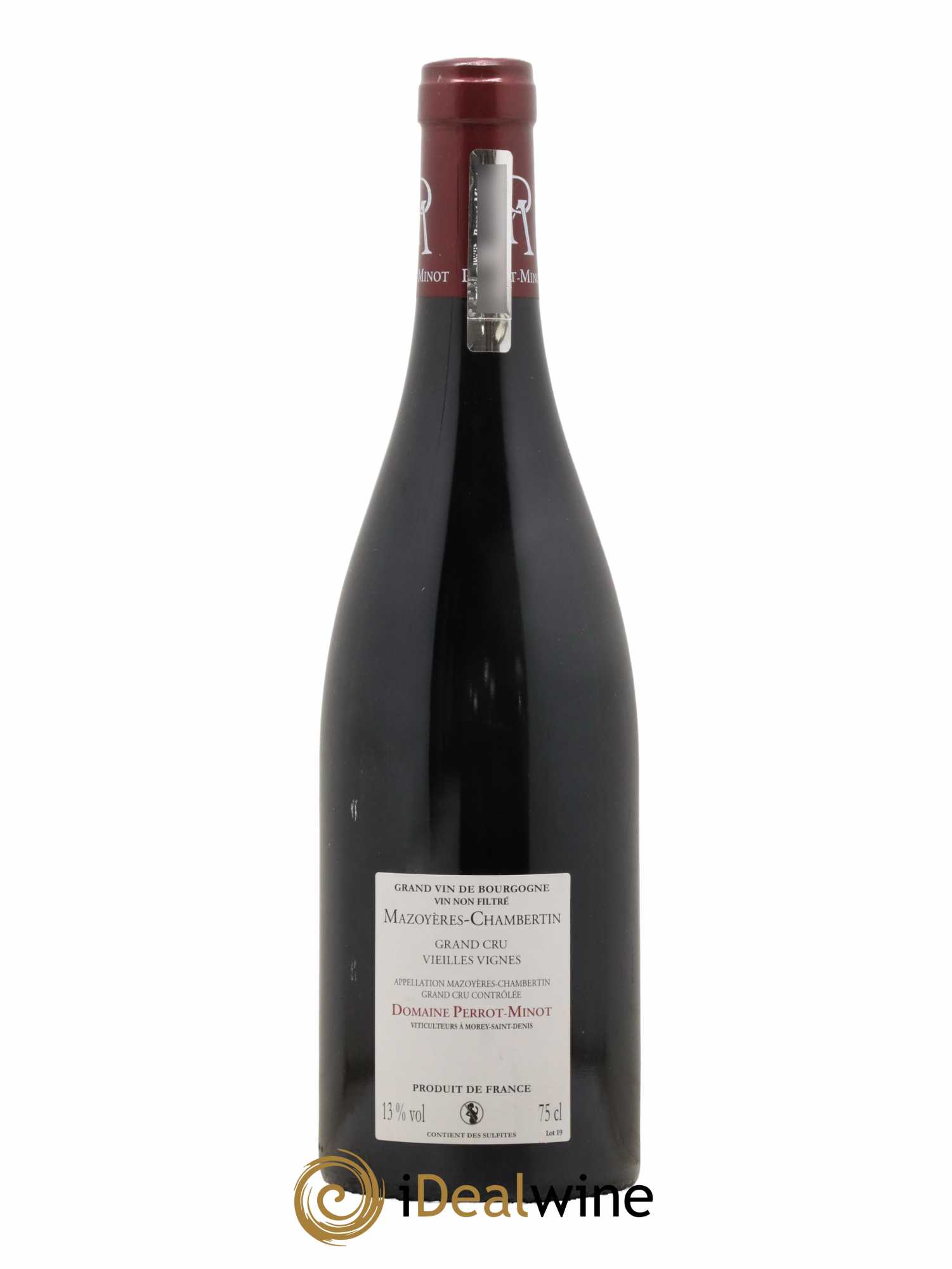 Mazoyères-Chambertin Grand Cru Vieilles Vignes Perrot-Minot  2014 - Lot de 1 Bouteille