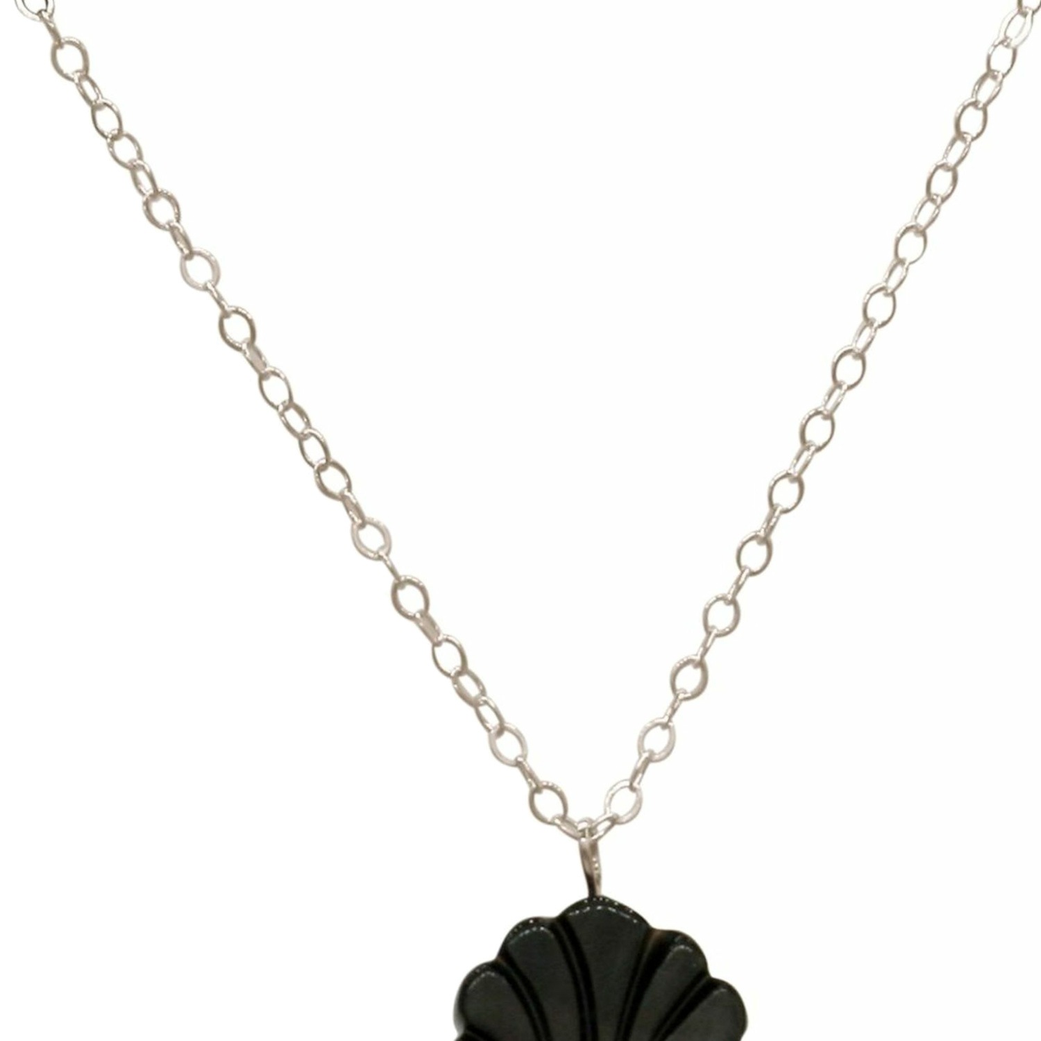 Kette mit Anhänger 'Perlmutt Muschel'