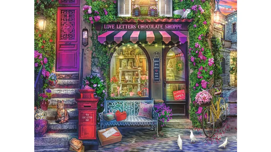 Ravensburger Puzzle - Liebesbriefe und Schokolade - 1500 Teile