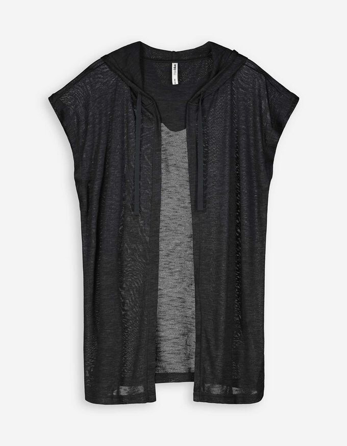 Longcardigan - Viskose-Mix