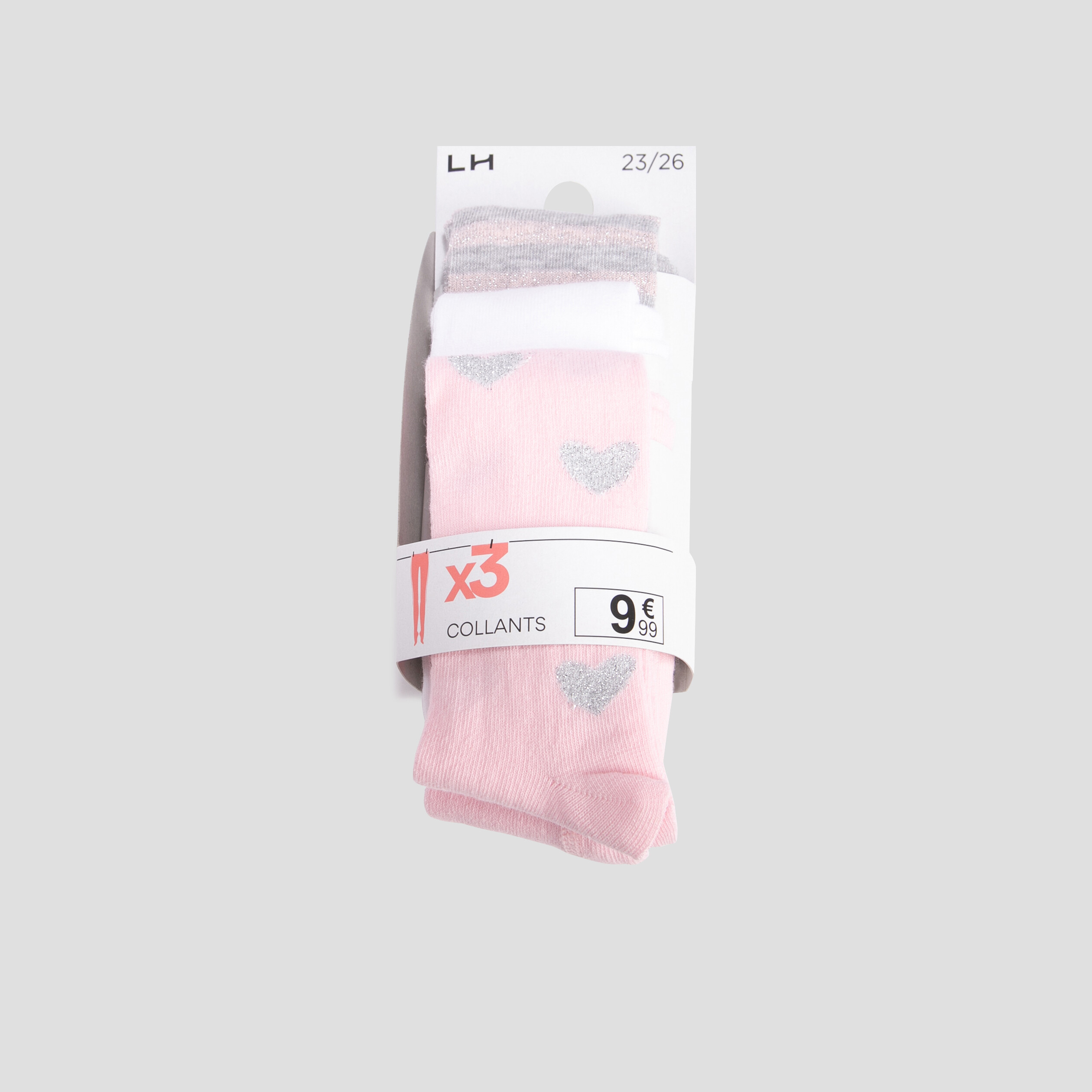 Lot 3 collants multicolore fille | La Halle