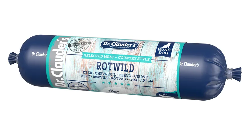 Dr. Clauders Hundewurst Dog Country Style 400g Rotwild 400 g