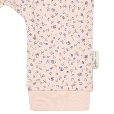 Strampler langarm, rosa für Mädchen