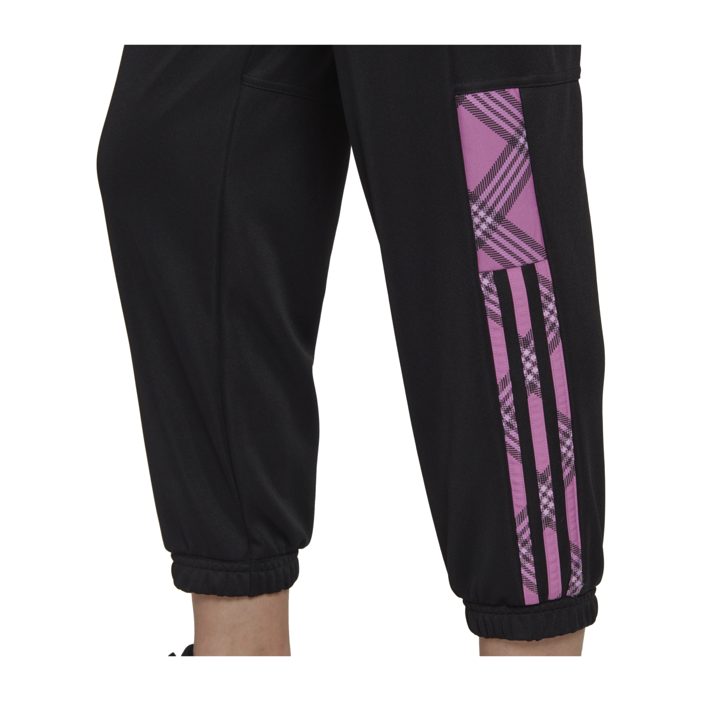 adidas Tiro 7/8 Trainigshose Damen Schwarz Lila