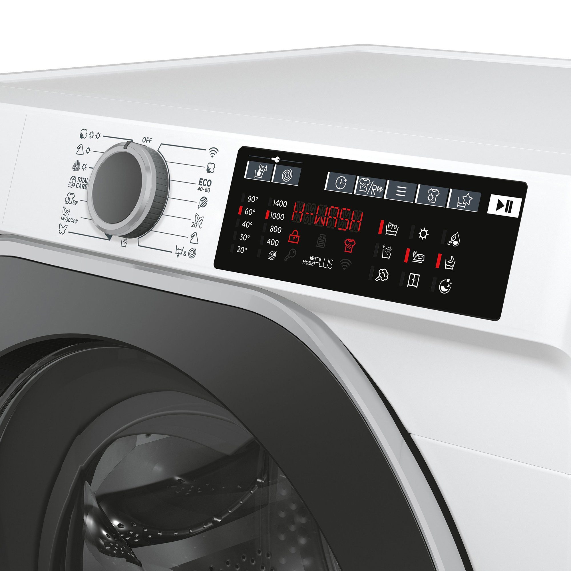 Hoover Waschtrockner HD 495AMBS/1-S, 9,00 kg, 5 kg, 1400 U/min, Active Steam, Mix-Power-System, WiFi & Bluetooth (hOn-App)