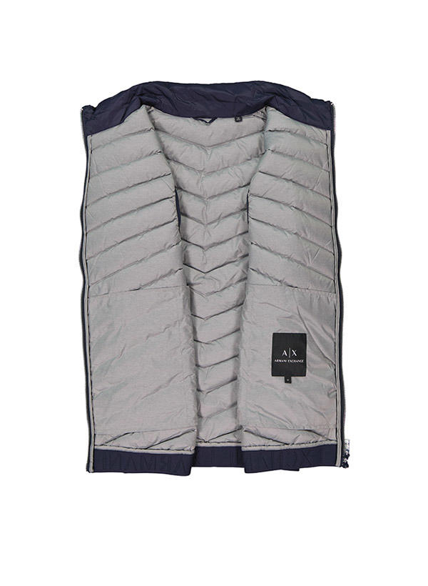 ARMANI EXCHANGE, Daunenweste, Mikrofaser, navy