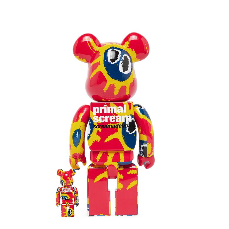 Medicom Bearbrick Primal Scream Screamadelica 100%&400% multicolor