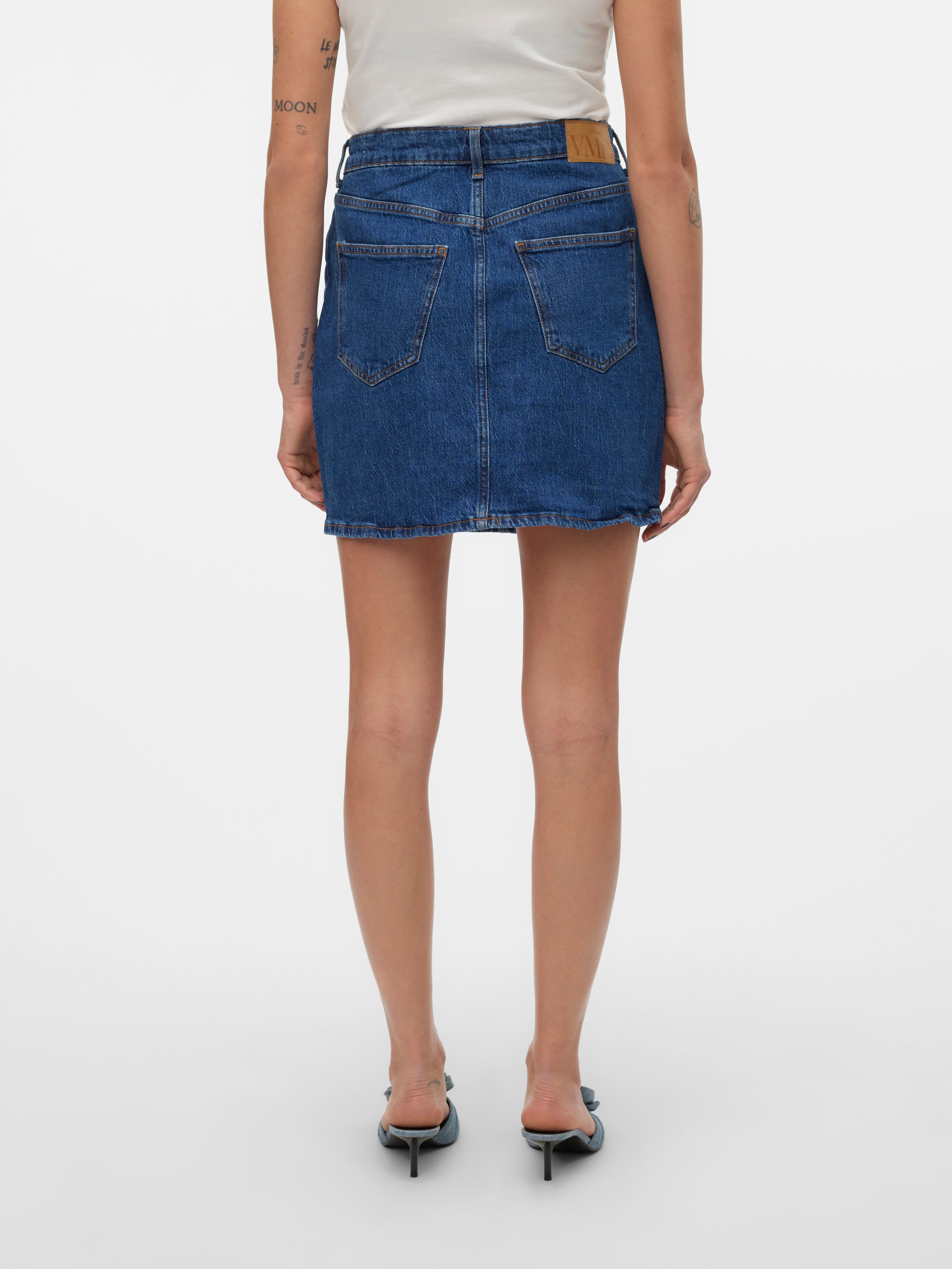 VMTESSA Hohe Taille Kurzer Rock