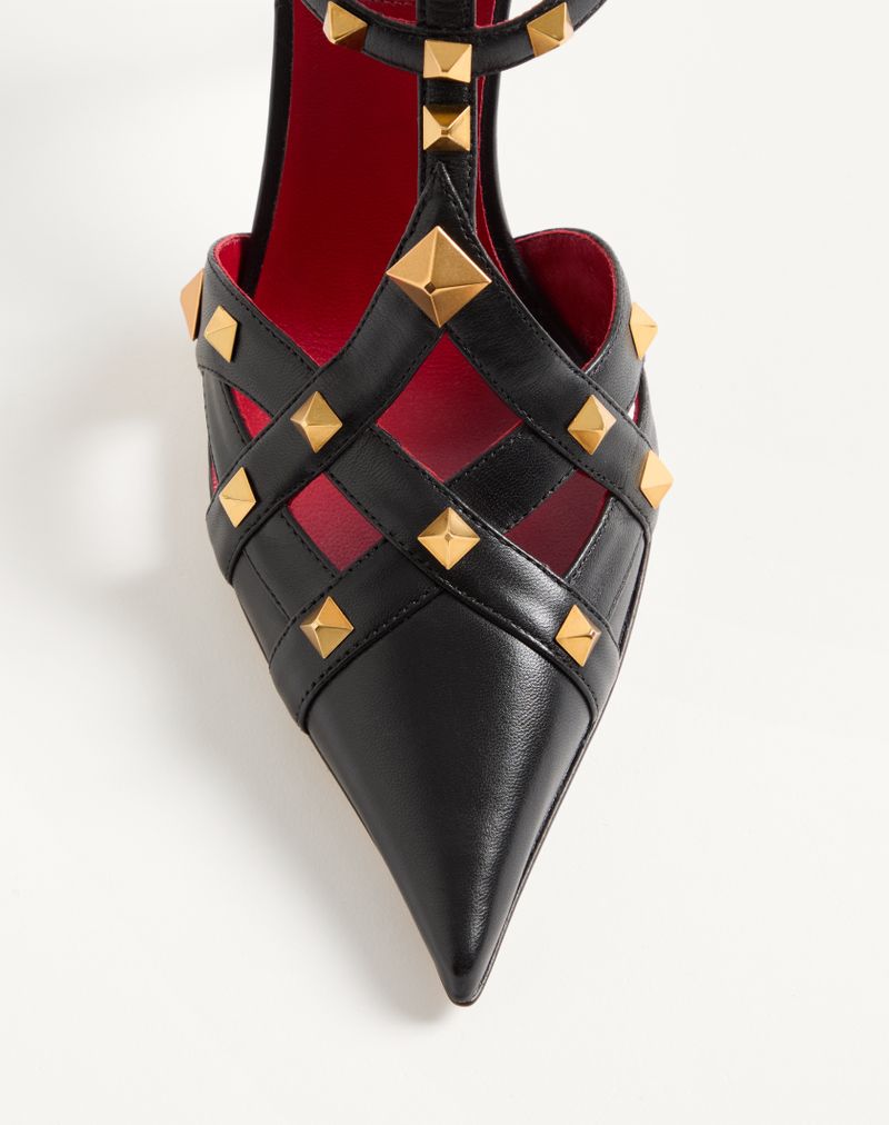 Sapatos de salto alto Studdy Kidskin de 100 mm