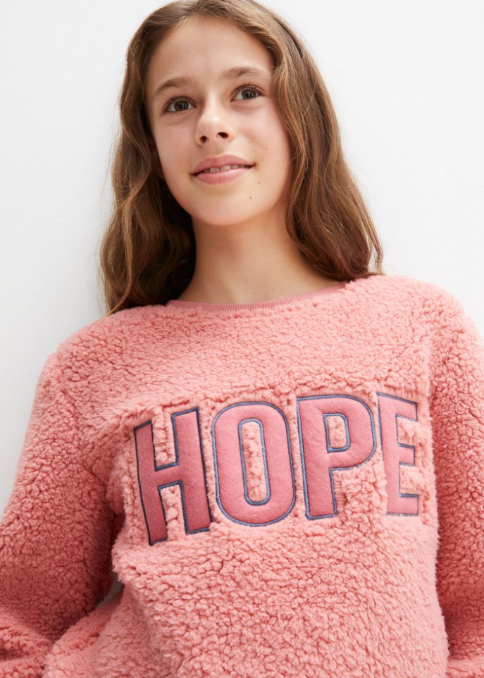 Mädchen Teddyfleece-Shirt