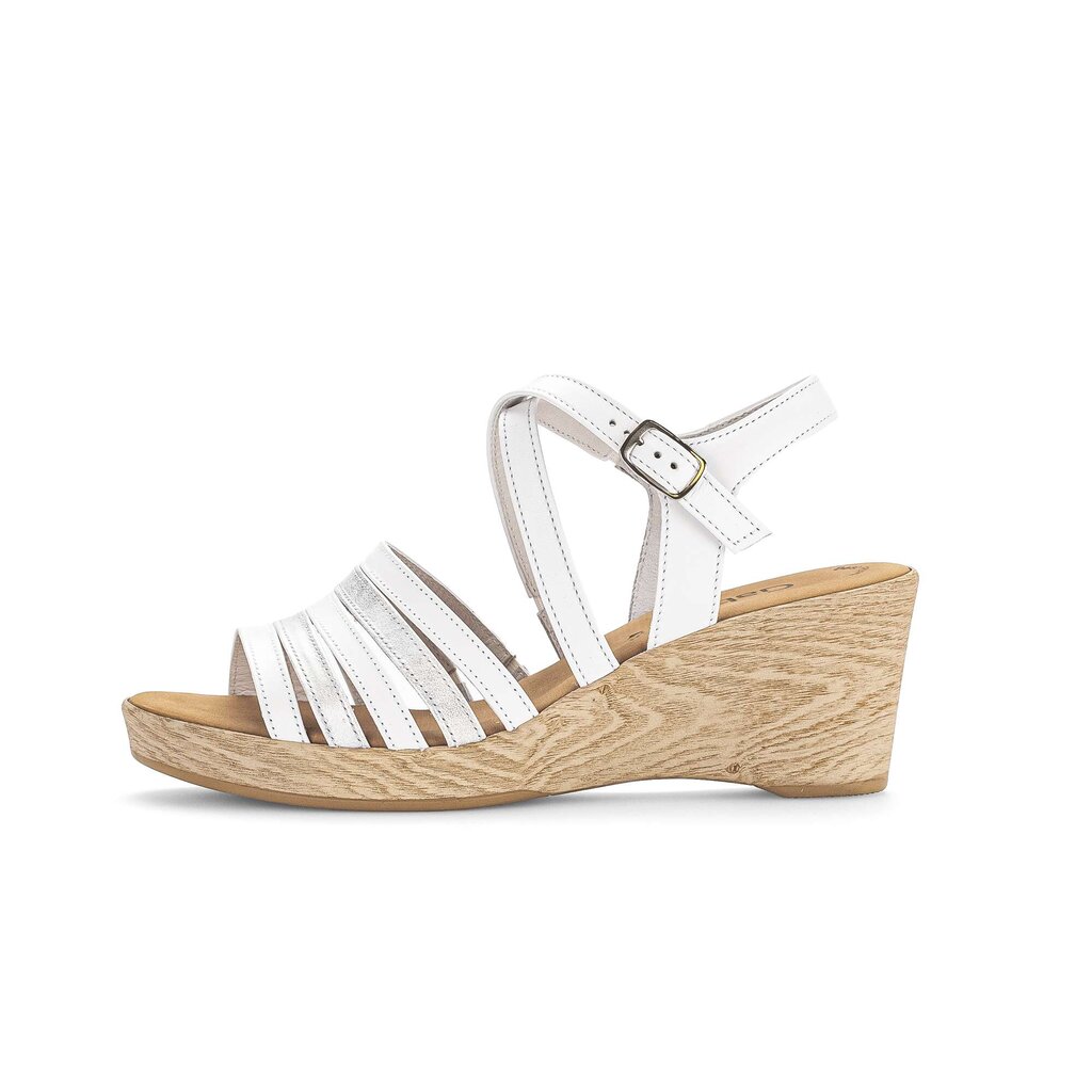 Gabor fashion Keilsandalette weiß