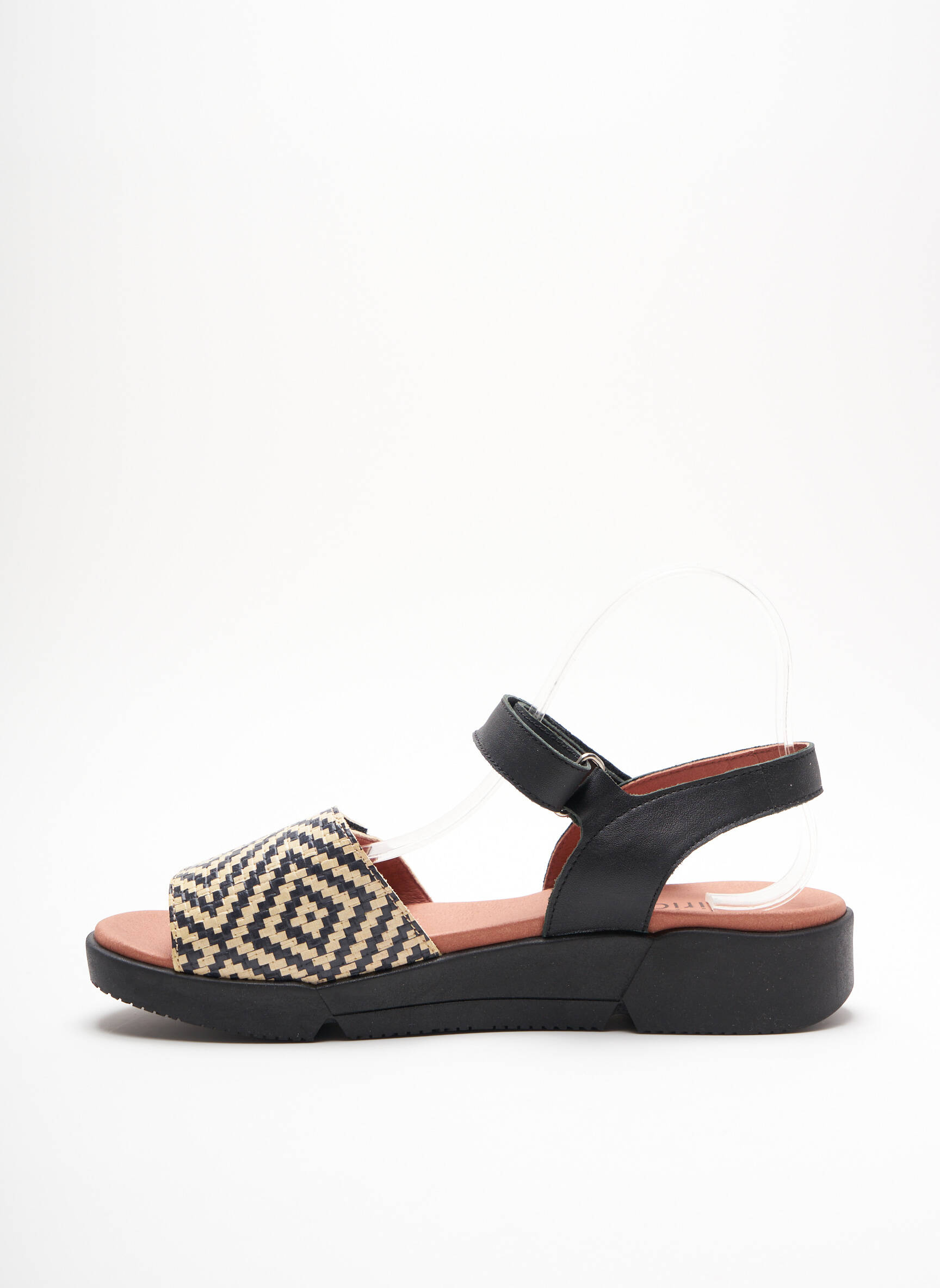 Hirica Sandales Nu Pieds Femme couleur noir
