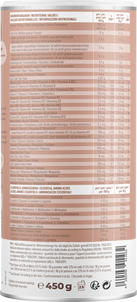 Shake Schokolade, 450 g