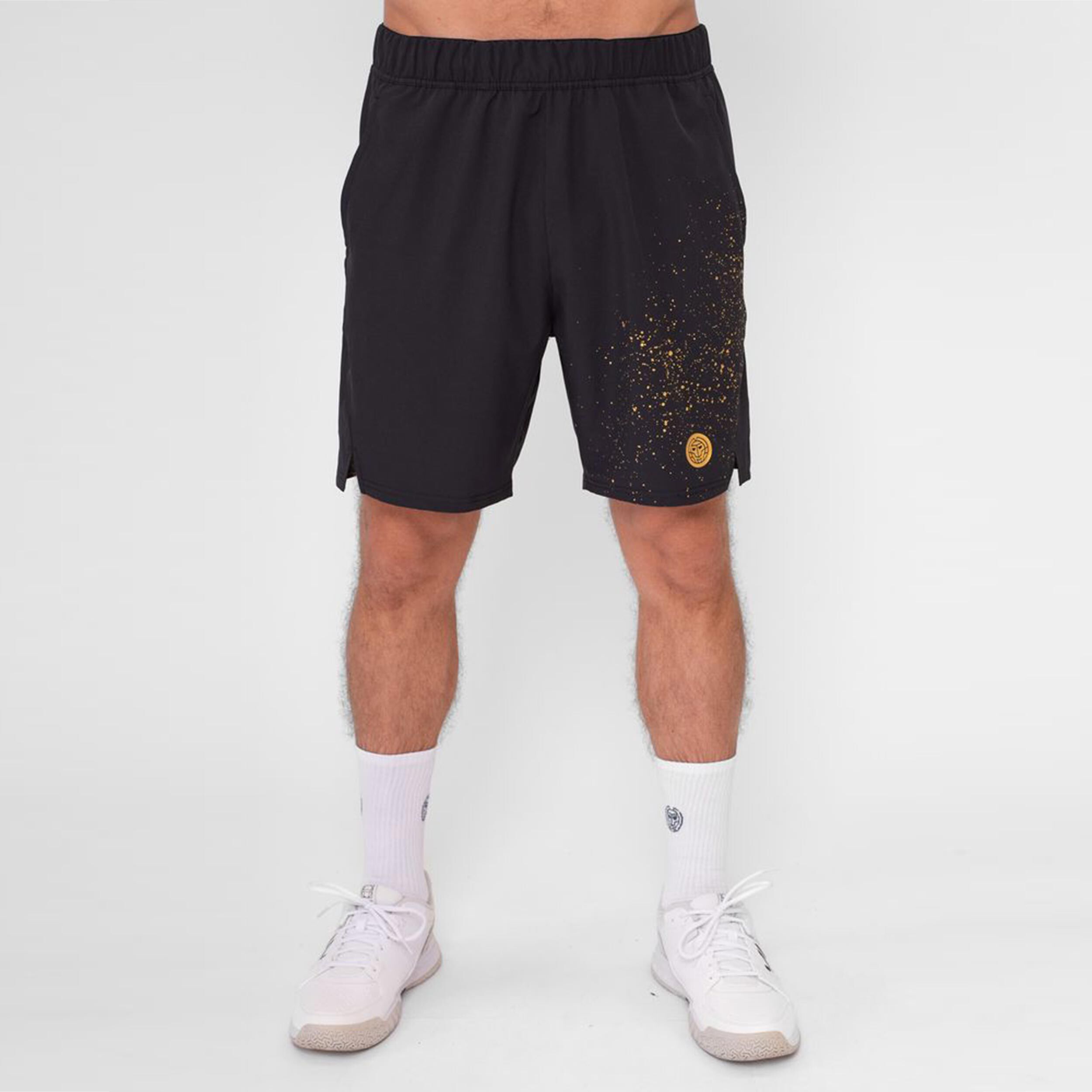 Paris 2024 7 Inch Shorts Herren - Schwarz, Gold