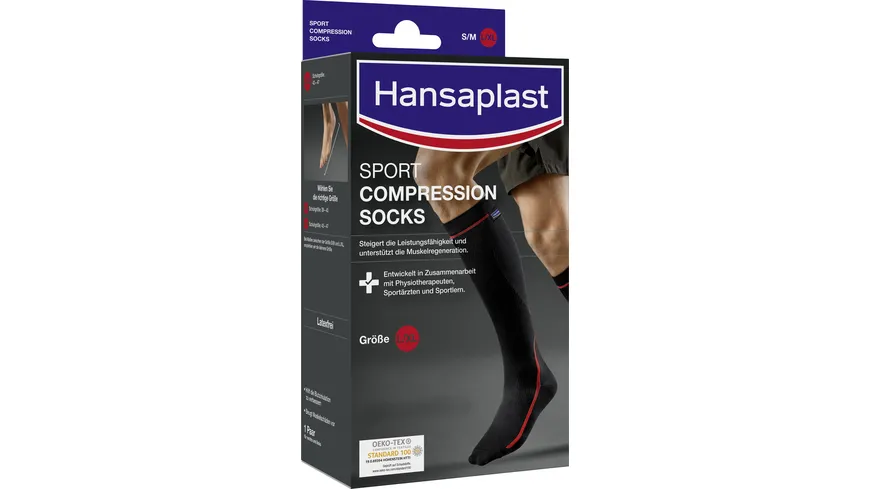 Hansaplast Sports Compression Socks Größe L/XL