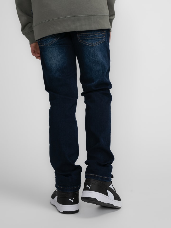 Petrol Industries Tapered Fit Jeans Turner Sequim in Blau günstig kaufen