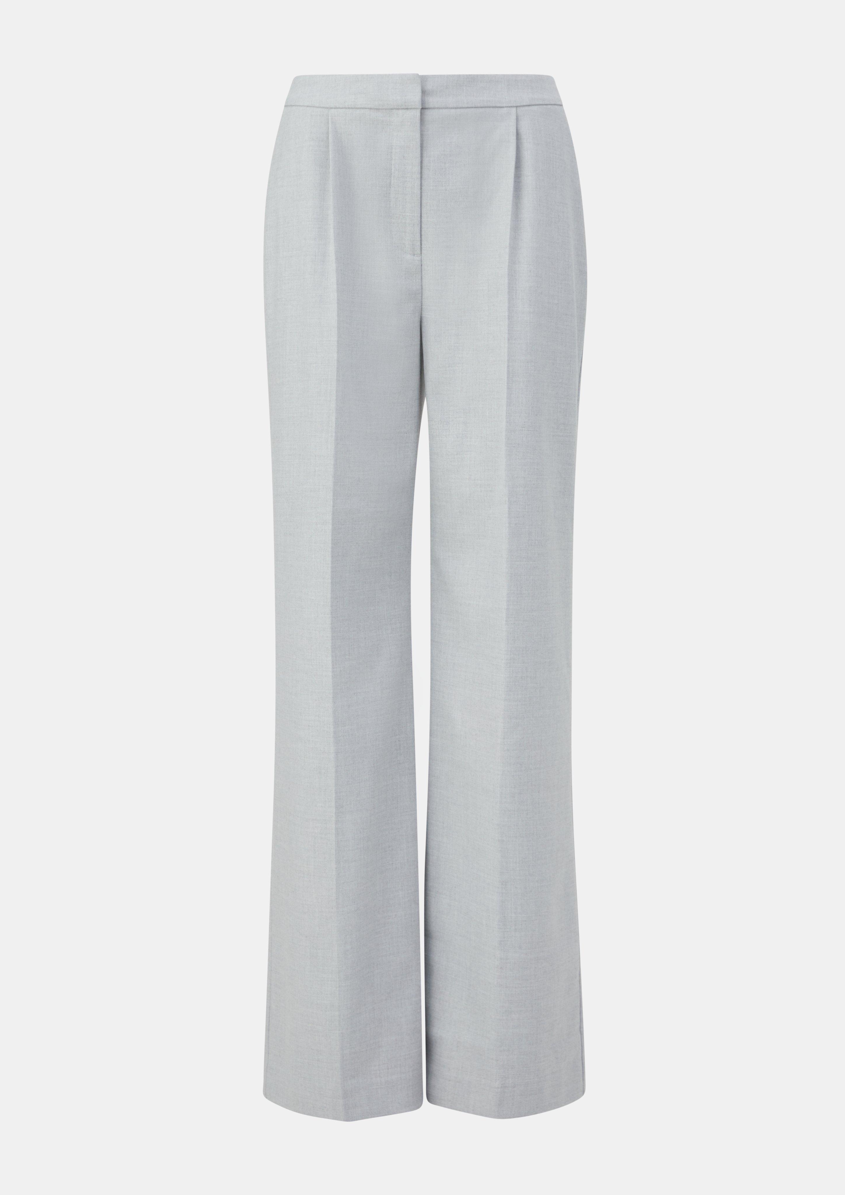 Hose aus Flanell  - hellgrau