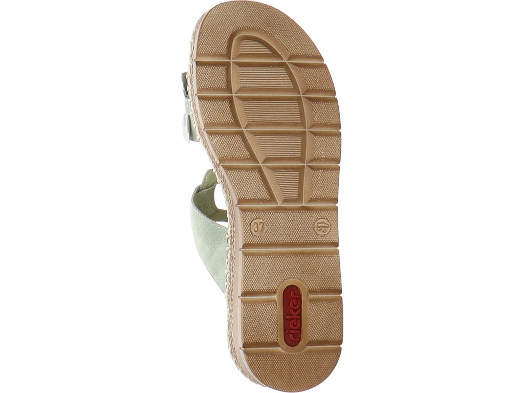 RIEKER Klassische Sandalen grün V1222