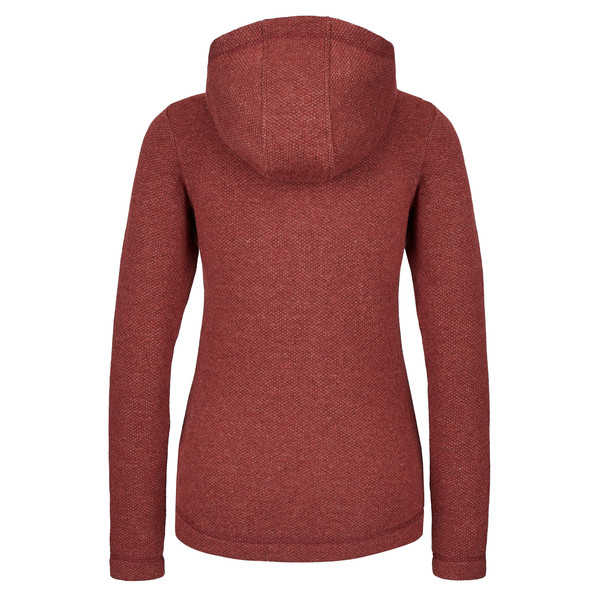 TYA HOODED JACKET Damen - Fleecejacke rot