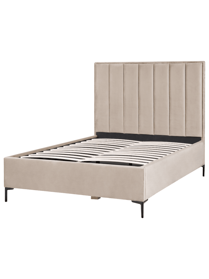 Beliani Schlafzimmer Set SEZANNE in Grau/Beige/Schwarz günstig kaufen onesize