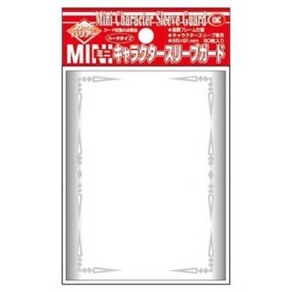 Schutzhüllen KMC Small Sleeves - Character Guard Clear with Florals oversized sleeves (60)