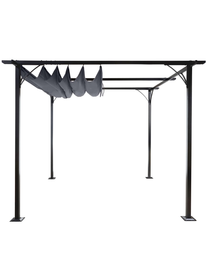 MCW Pergola C42 mit Schiebedach, 3,5x3,5m grau günstig kaufen onesize