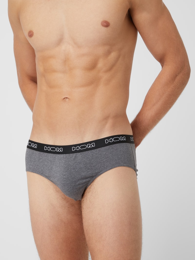 Slip im 3er-Pack Modell 'Boxerlines' in dunkelblau