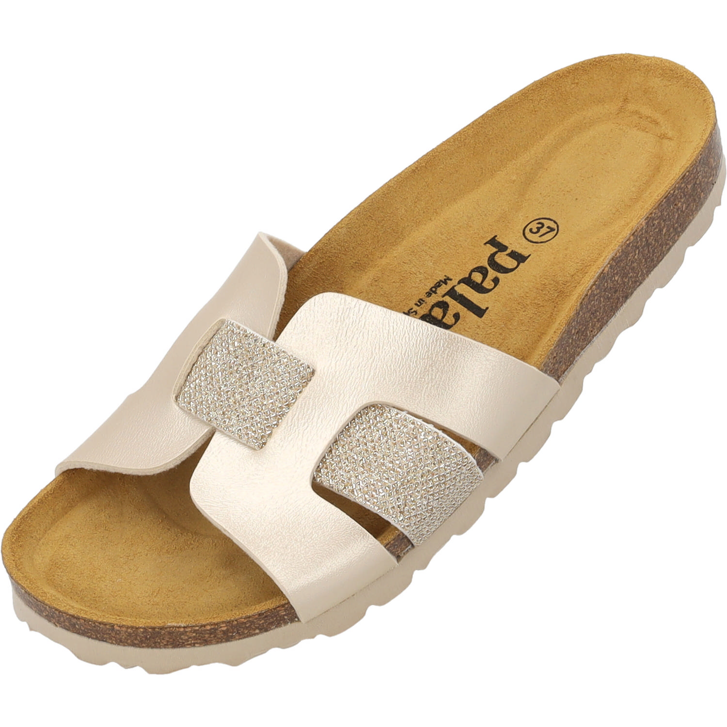 Palado Crisui, Pantoletten, Damen, Gold Metallic
