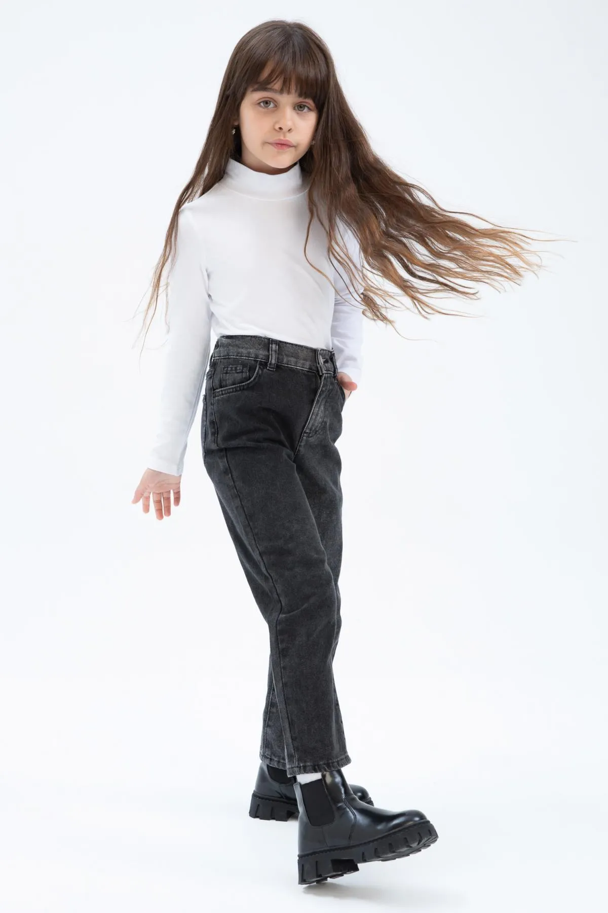DeFacto  Mom-Fit-Jeanshose für Mädchen