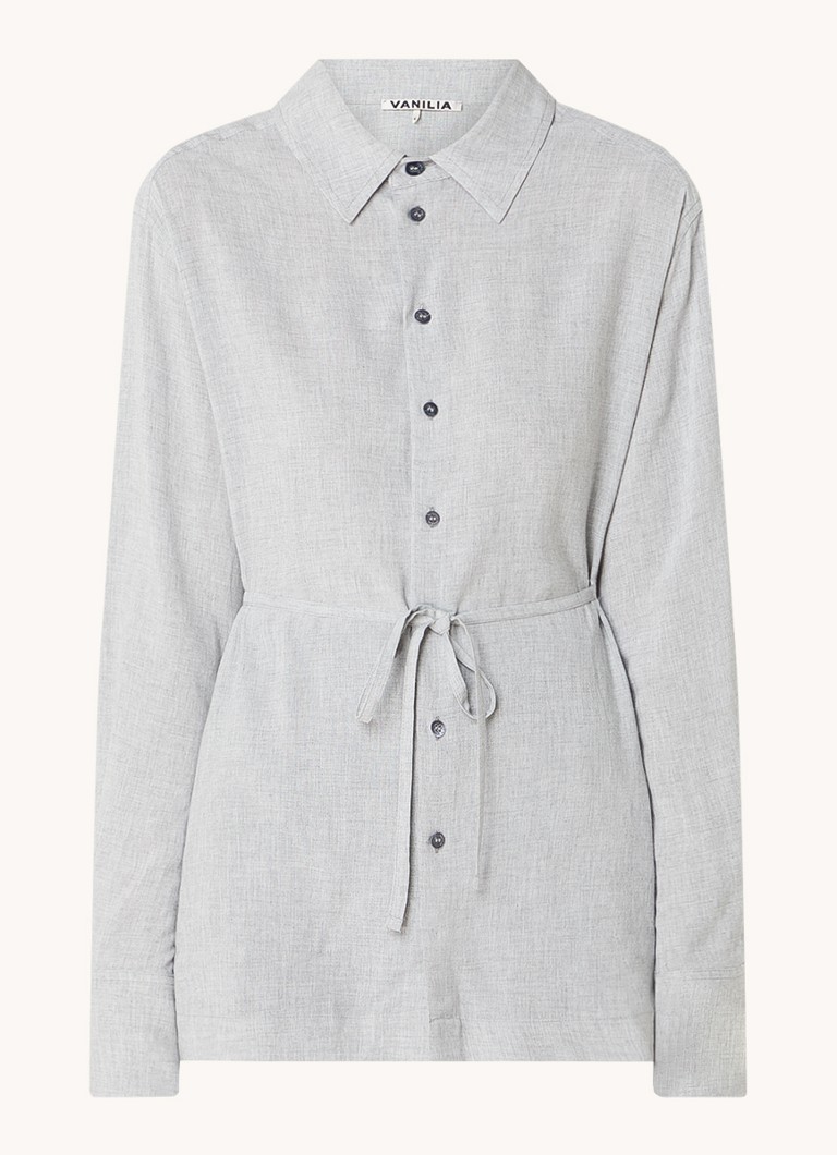 Vanilia  Blouse met strikceintuur