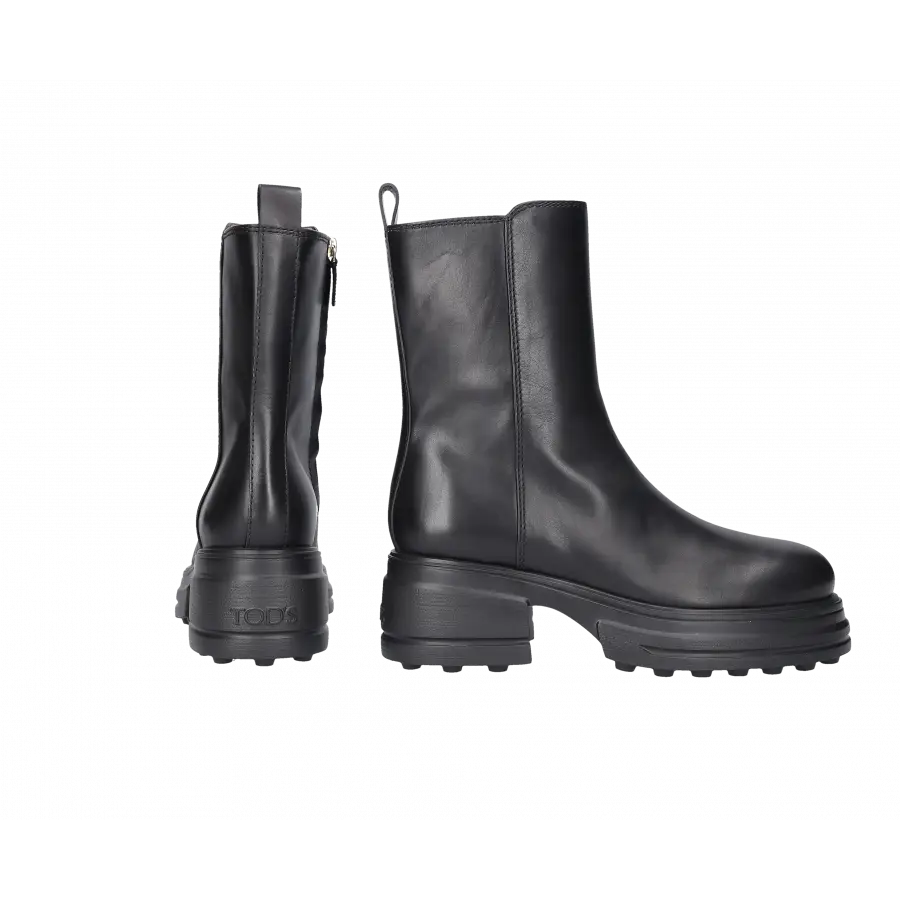 Tod's - Stiefeletten ANKLE BOOTS Kalbsleder - schwarz