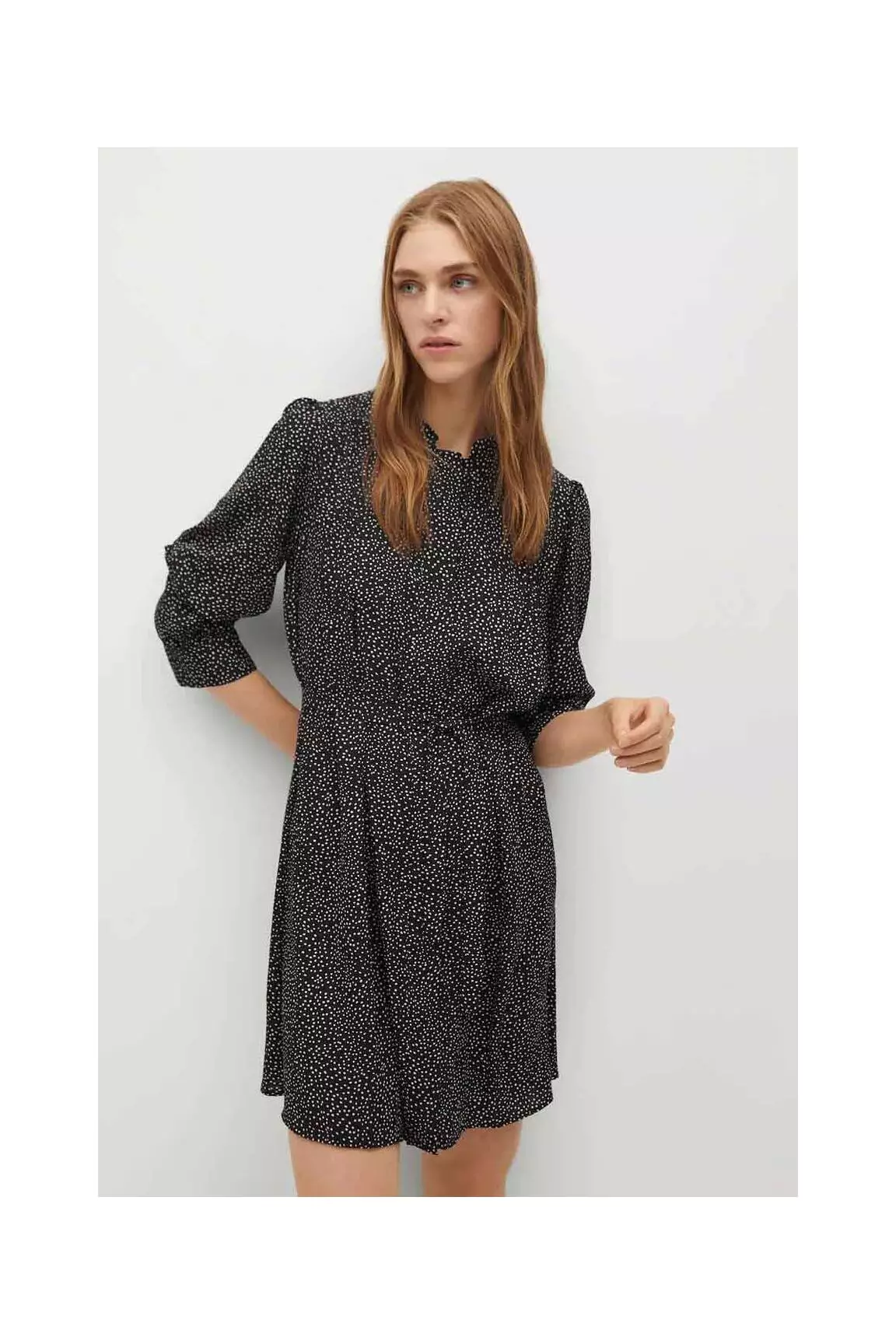 Mango Robes Courtes Femme couleur noir