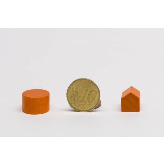 Spielfiguren Häuser in 4 Farben