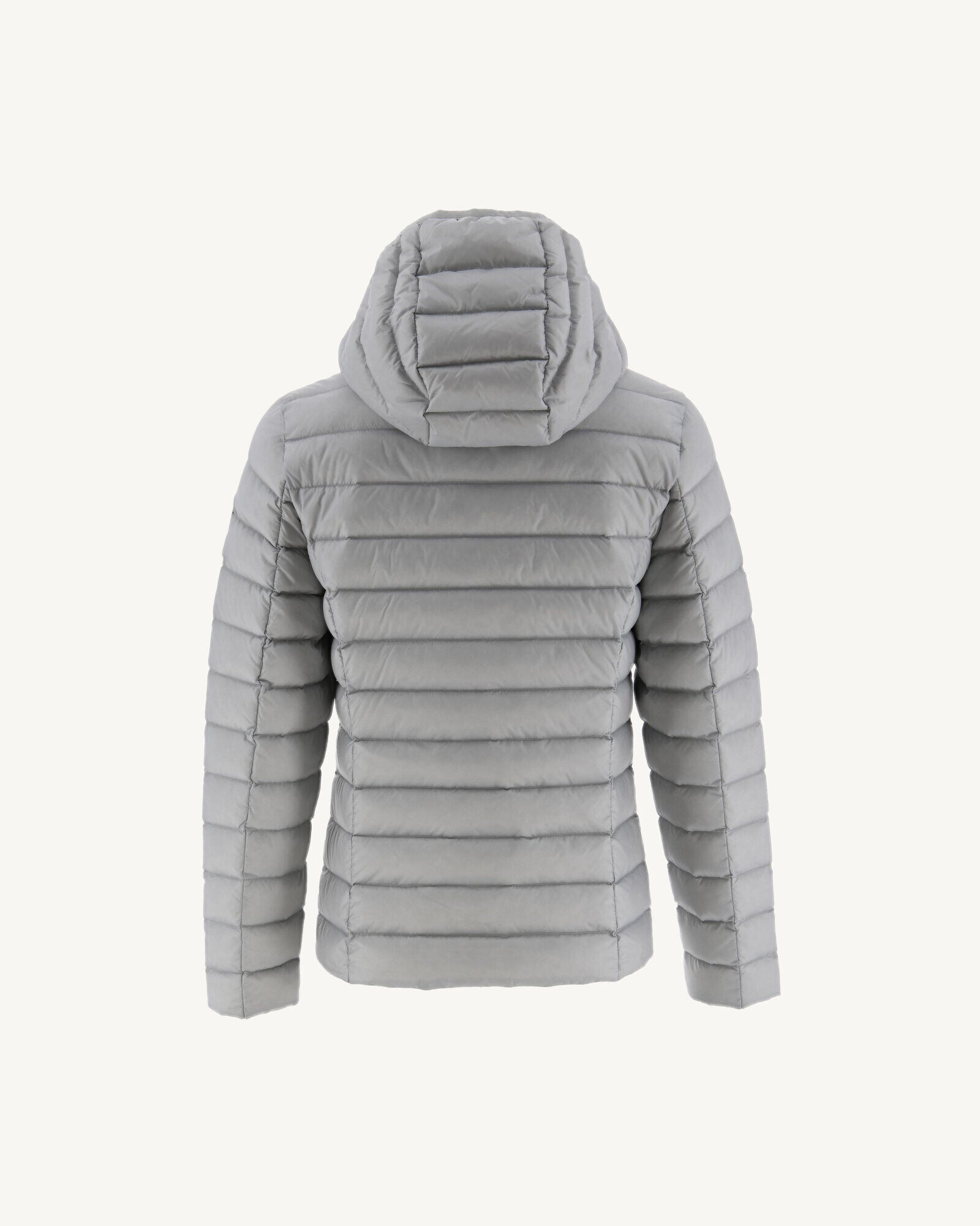 Doudoune légère à capuche enfant Gris clair Carla