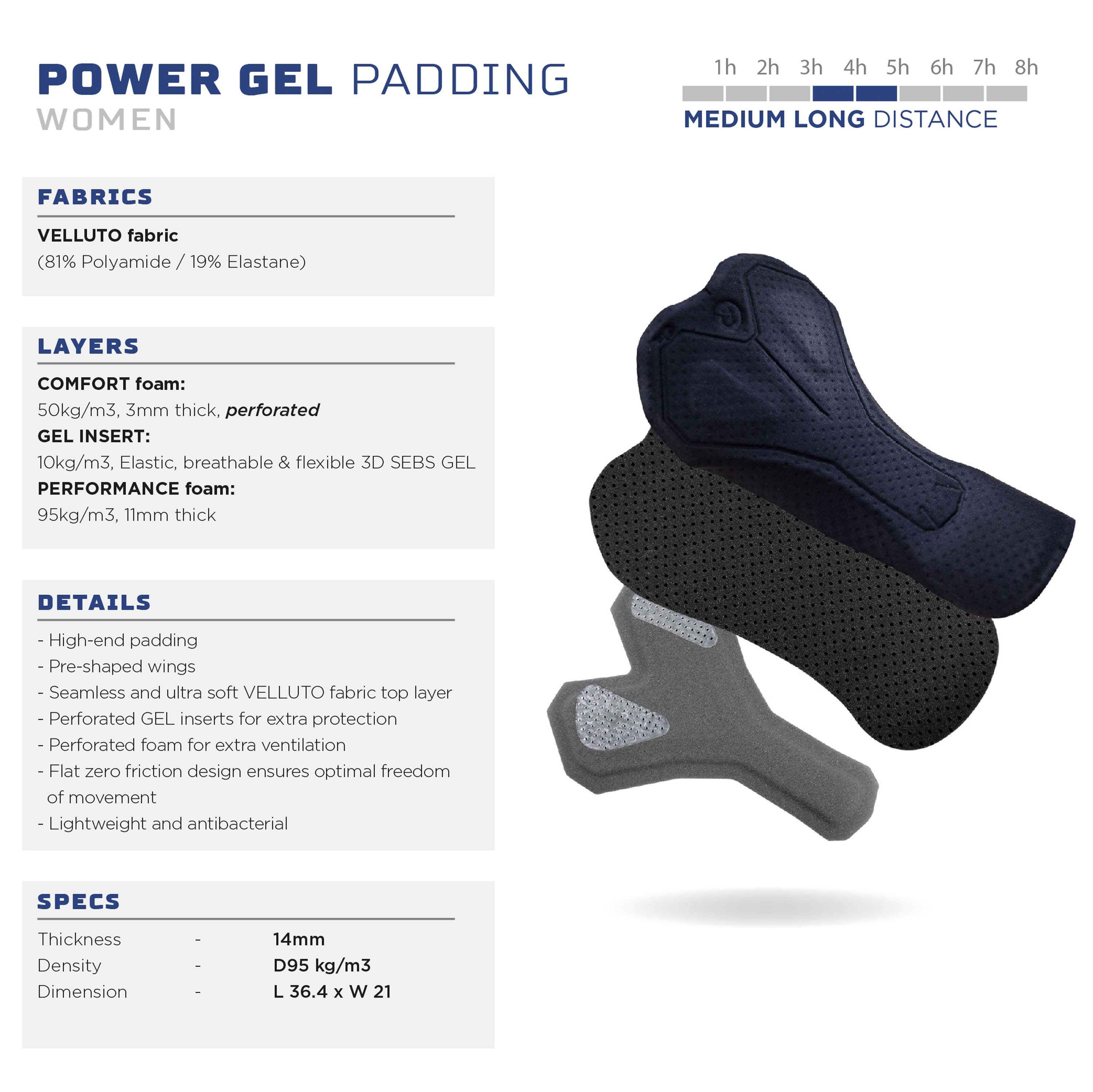 Rogelli Prime 2.0 Schwarz Damen Radhose Kurz Mit Träger
