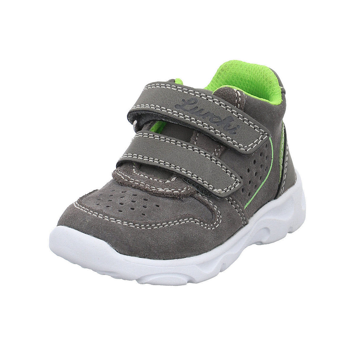 Baby Lauflernschuhe Krabbelschuhe Bolle Klettschuh Babyschuhe Veloursleder uni Halbschuhe