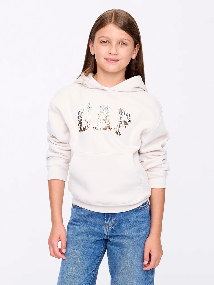 GAP Hoodie in Creme günstig kaufen