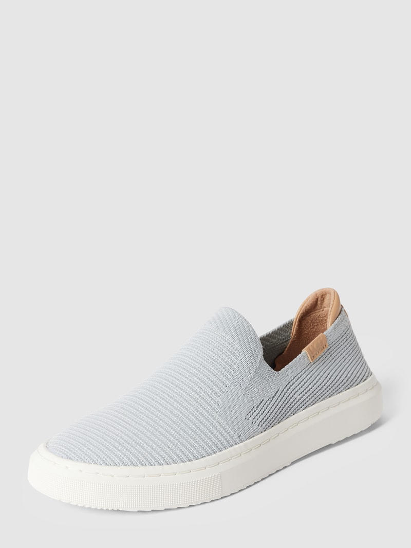 Slipper mit Strukturmuster Modell 'ALAMEDA' in hellgrau