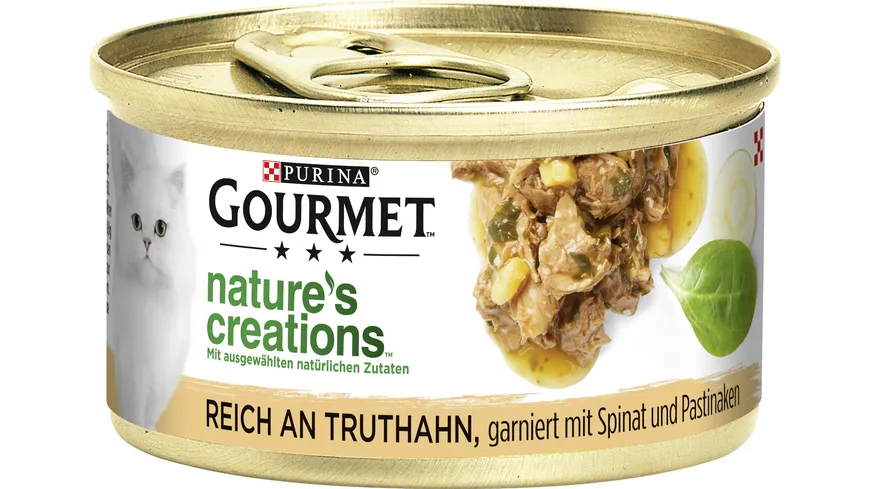 PURINA GOURMET Nature's Creations Reich an Truthahn 85 g