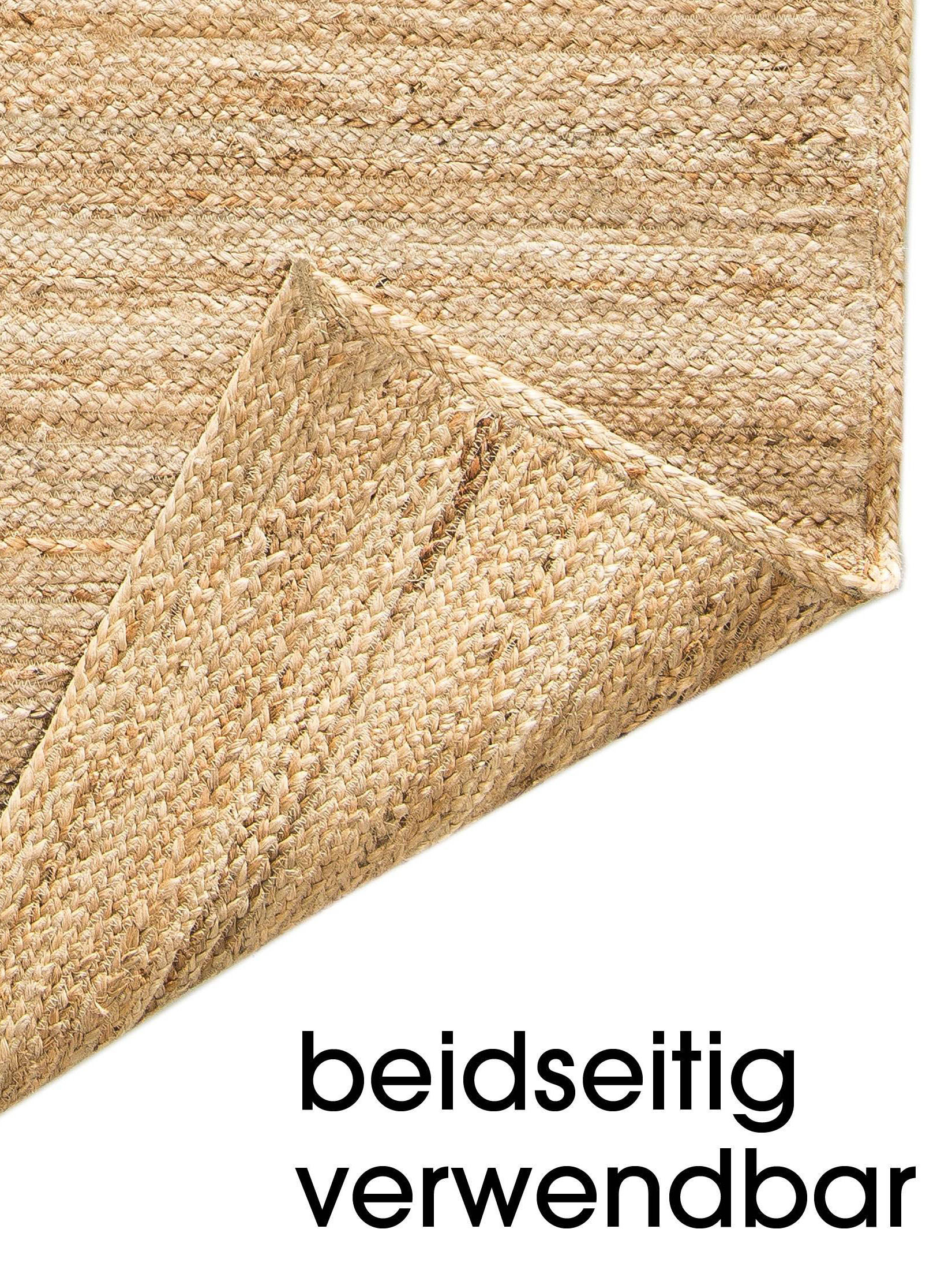 Manacor Jute-Teppich, Hellbeige