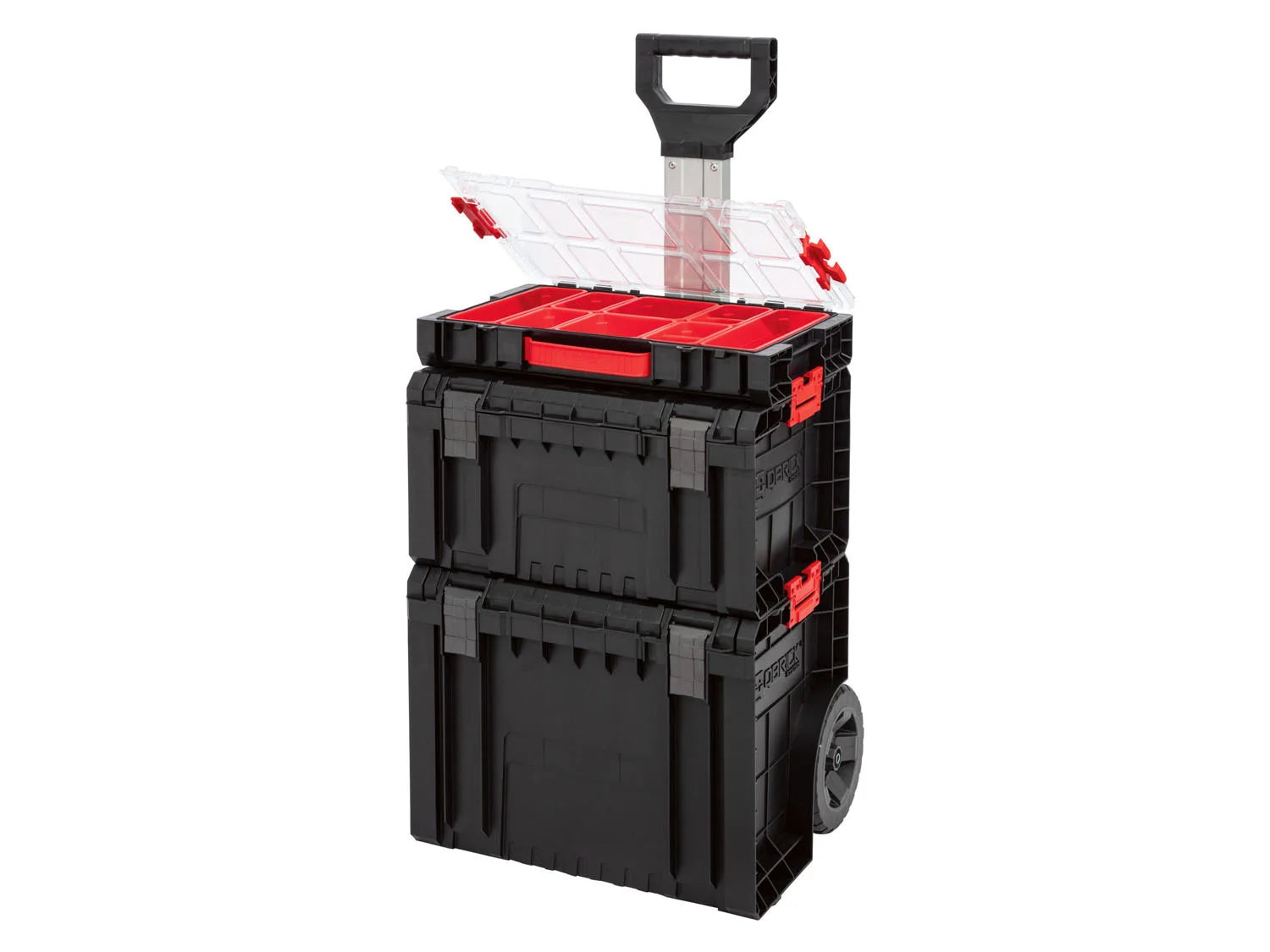 Qbrick System tool trolley set »PRO Cart + PRO Toolbox + PRO Organizer 100«