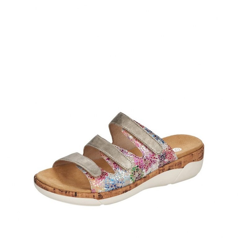 REMONTE Komfort Sandalen silber
