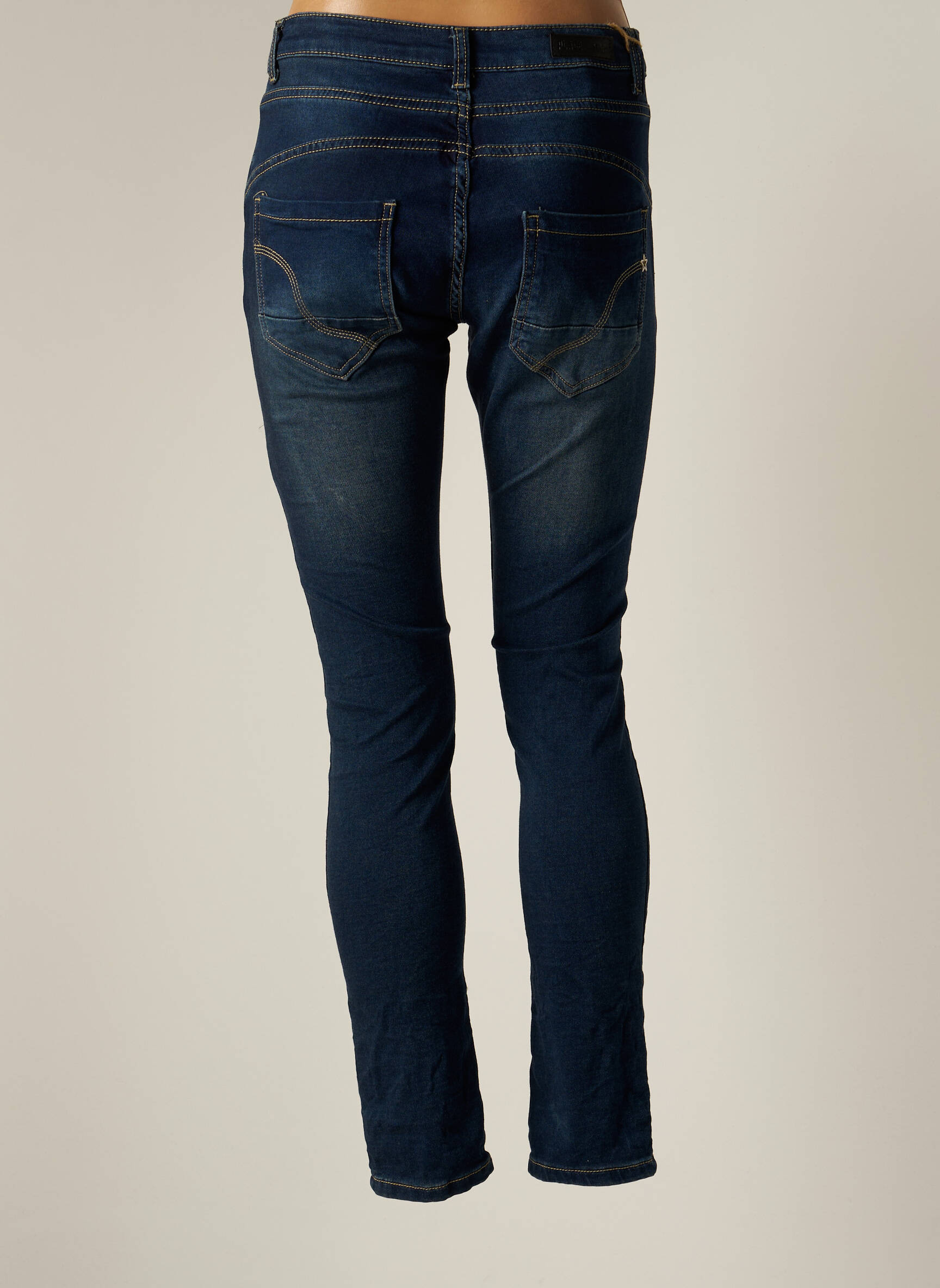 Place Du Jour Jeans Skinny Femme couleur bleu
