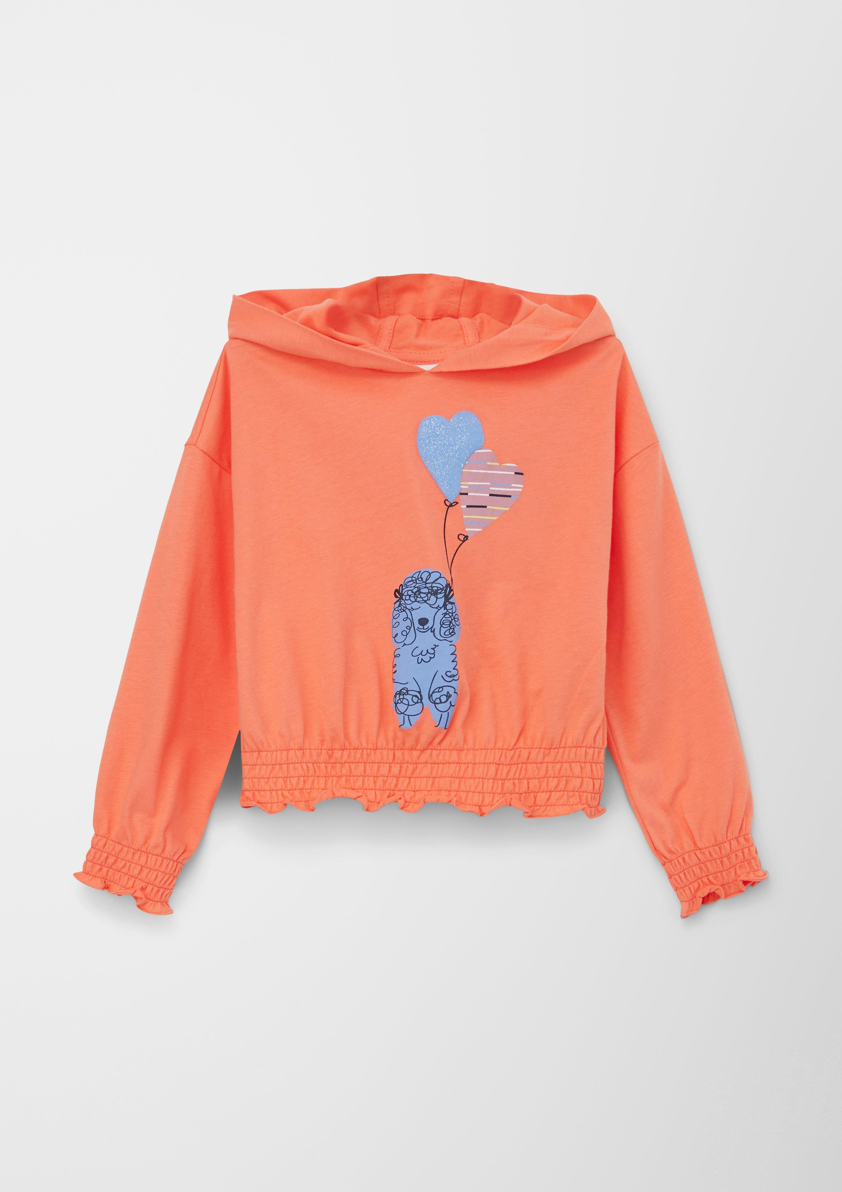 T-Shirt mit Smok-Details  2127383-2034