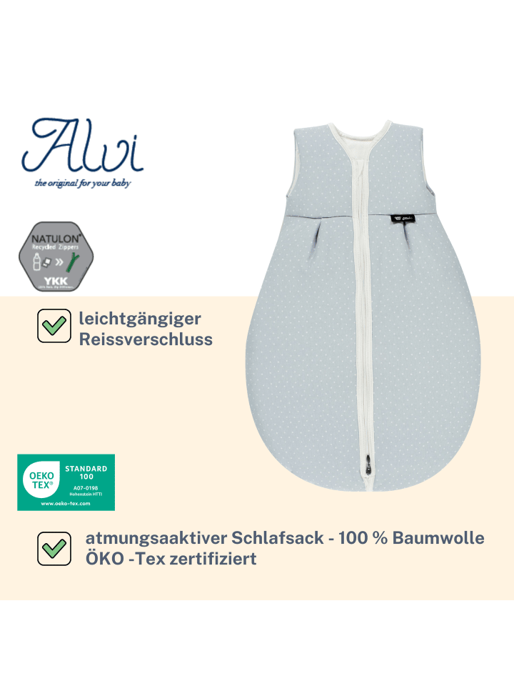 Alvi Mäxchen Sommer Schlafsack light Exclusiv in New Dots günstig kaufen